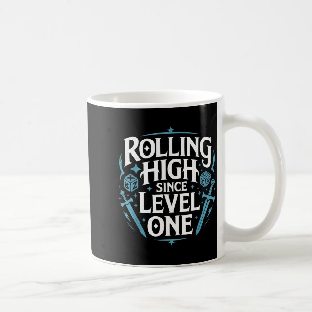 Taza De Café Role Playing Gamer Rpg Master D20 Tabletop Funny R (Derecha)