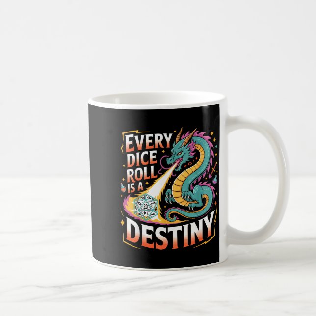 Taza De Café Role Playing Gamer Rpg Master D20 Tabletop Funny R (Derecha)