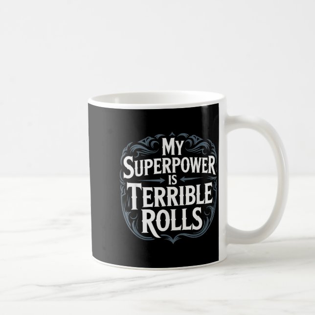 Taza De Café Role Playing Gamer Rpg Master D20 Tabletop Funny R (Derecha)