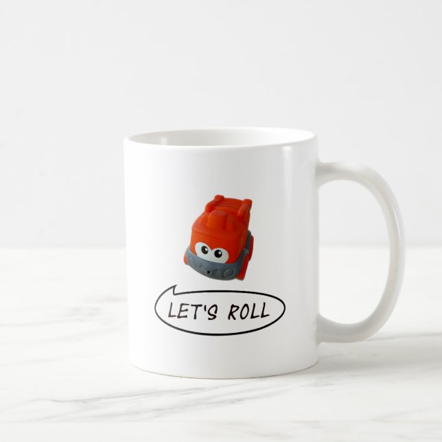 Taza De Café Roll Toy Car Print Mug (Derecha)