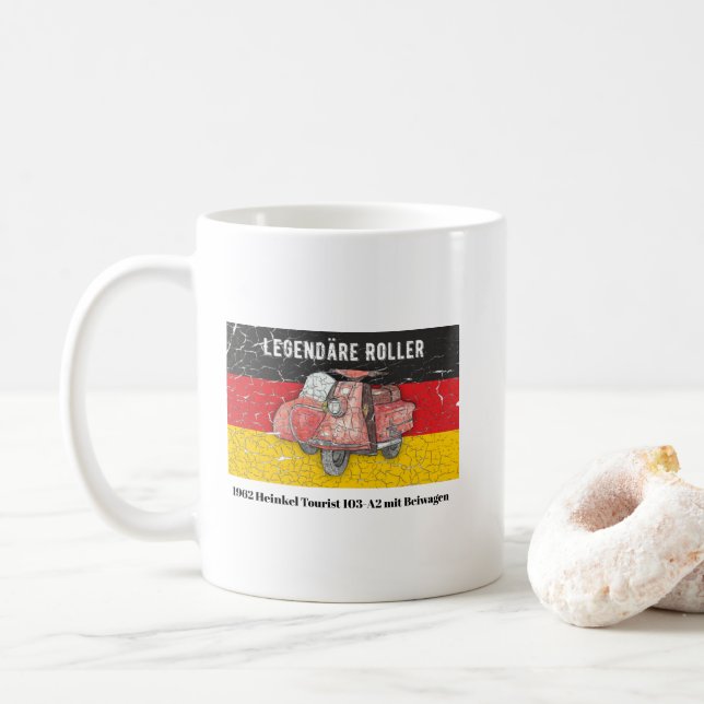 Taza De Café Roller Deutschland 1962 Heinkel 103-A2 Beiwagen (Con donut)