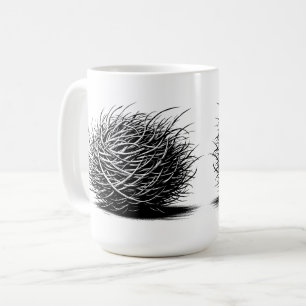 Taza De Café Rollin Tumbleweed Planta ilustracion Arte Original