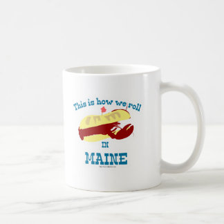 Taza De Café Rollo de la langosta de Maine