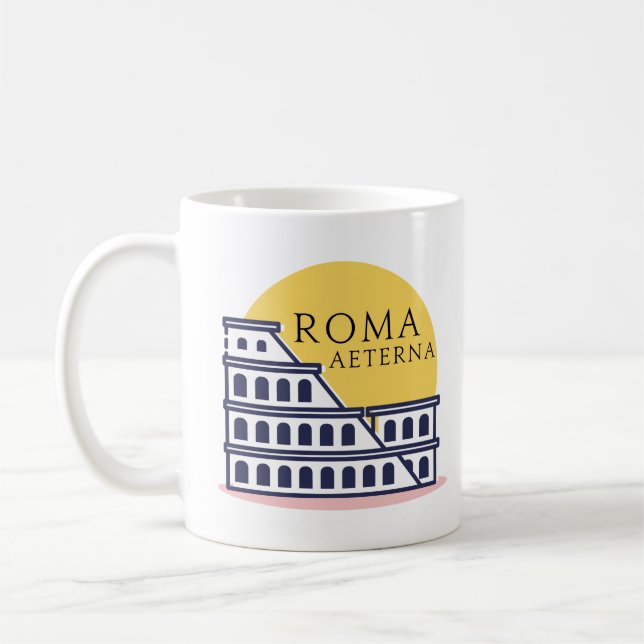 Taza De Café Roma Aeterna Mug (Izquierda)