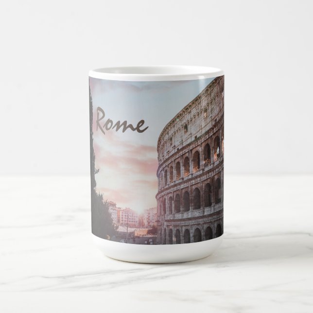 Taza De Café Roma Arquitectura antigua, paisaje de ciudad atard (Centro)