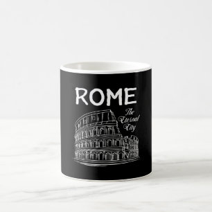 Taza De Café Roma Italia City Cityscape Skyline Funny Gift