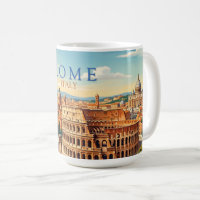 Roma Italia Coliseo Viaje Arte Vintage