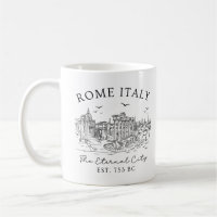Roma Italia Vintage - Camiseta de las ruinas del t