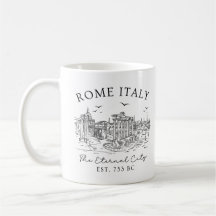Roma Italia Vintage - Camiseta de las ruinas del t