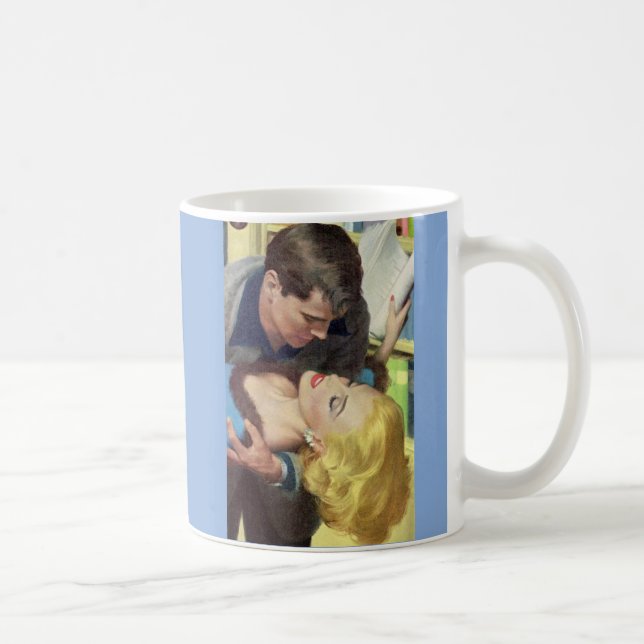 Taza De Café Romance ardiente de los años 50 (Derecha)