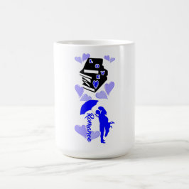 Taza De Café Romance (Paraguas)