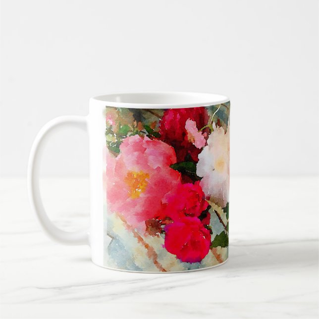 Taza De Café Romance puro Rosa (Izquierda)