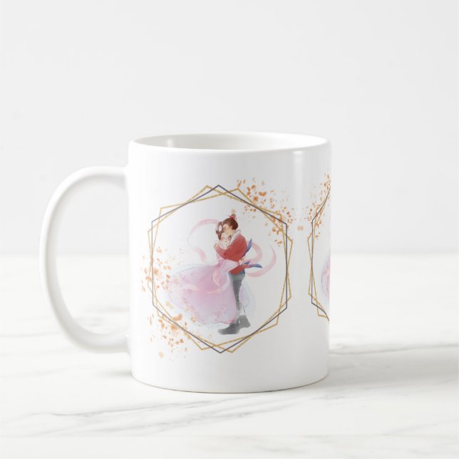 Taza De Café Romance Tradicional (Izquierda)