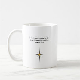 Taza De Café Romans 8:28 Christian Mug | Encouragement Gift