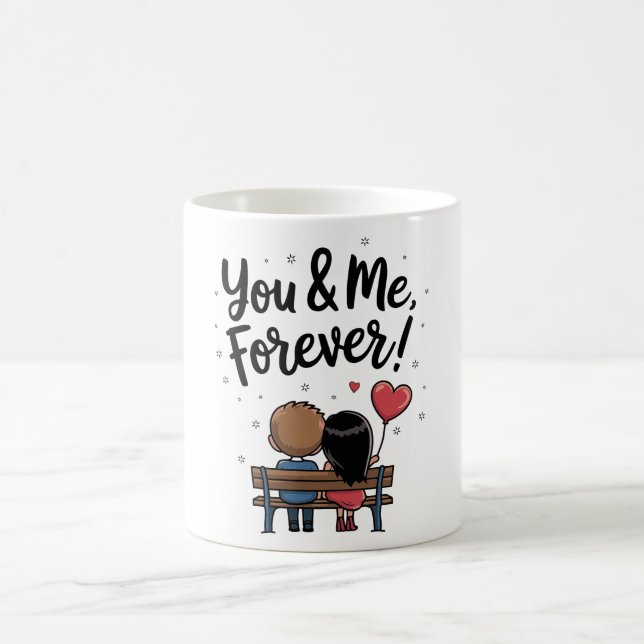 Taza De Café Romantic Couple Coffee Cup (Centro)