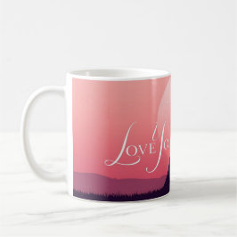 Taza De Café Romantic Couple Mug | “Love You Forever”