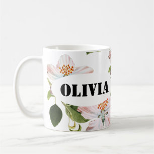 Taza De Café Romantic flowers blooming garden