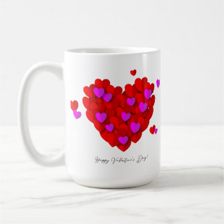 Taza De Café Romantic Hearts Valentine’s cup