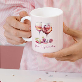 Taza De Café Romantic Mug – You Complete Me Quote