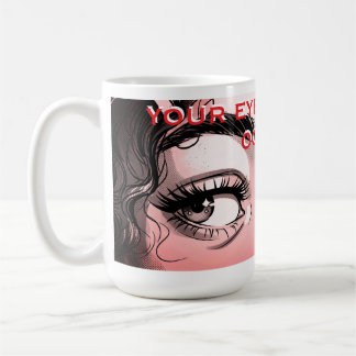 Taza De Café Romantic Pop Art Eyes: "Your Eyes Are the Ocean" G