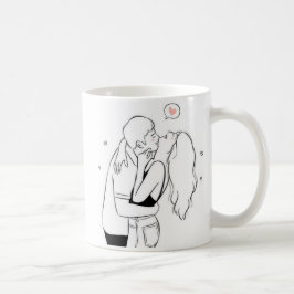 Taza De Café Romántica Pareja Mug - Un regalo para los amantes