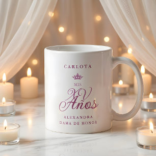 Taza De Café Romántico equipo de novias en tonos r