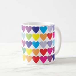 Taza De Café Romántico Heart Classic