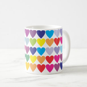 Taza De Café Romántico Heart Classic