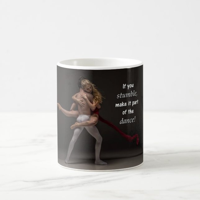 Taza De Café Romántico y Inspirador barrido de citas (Centro)