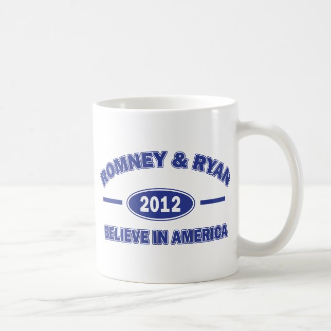 Taza De Café Romney Y Ryan 2012 (Derecha)