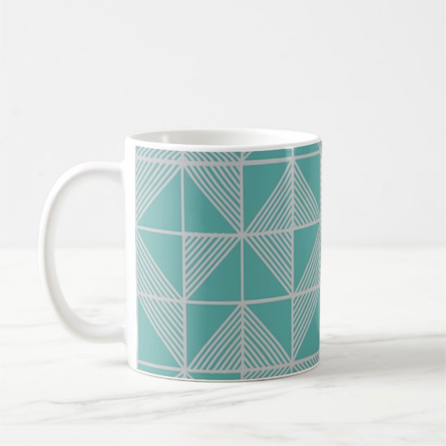 Taza De Café Rompecabezas Art Deco  (Izquierda)