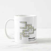 Taza de café Rompecabezas Crossmath 1
