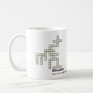 Taza De Café Rompecabezas Crossmath 2