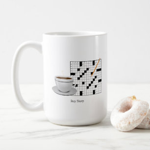 Taza De Café Rompecabezas cruzado