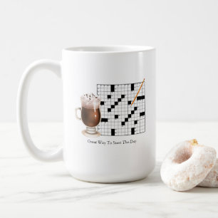 Taza De Café Rompecabezas cruzado