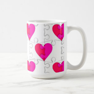 Taza De Café Rompecabezas de amor
