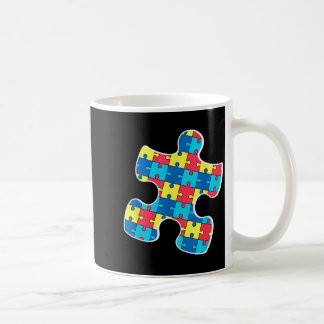 Taza De Café Rompecabezas de autismo Conciencia de autismo Niño