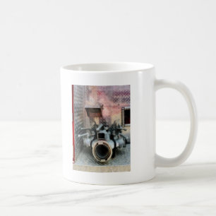 Taza De Café Rompecabezas de manguera de fuego grande