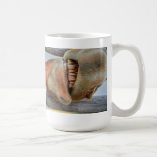 Taza De Café Rompecabezas y dientes divertidos y amigables