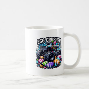 Taza De Café Rompehuevos Día de Pascua Camión Monstruo Niños In