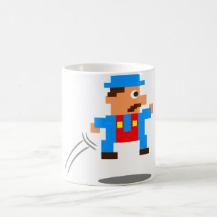 Taza De Café Romper la camiseta de ladrillo