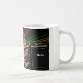 Taza De Café Romper la música de un joven