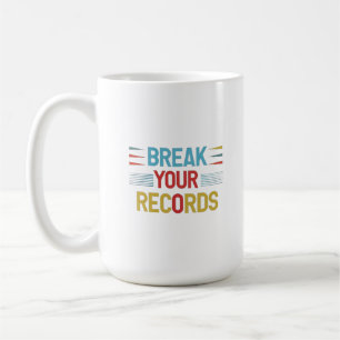 Taza De Café Romper los registros