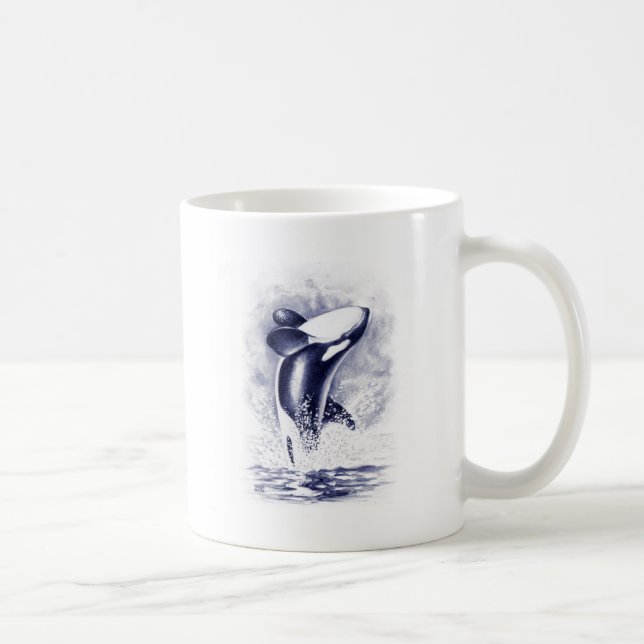 Taza De Café Rompía Orca (Derecha)