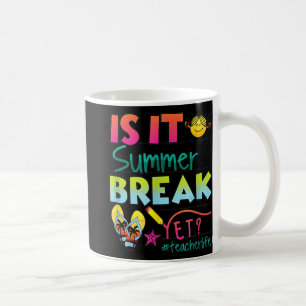 Taza De Café Rompimiento de verano pero aprecio de los profesor