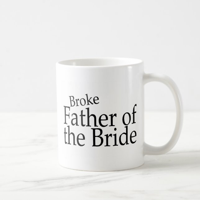 Taza De Café Rompió al padre de la novia (Derecha)