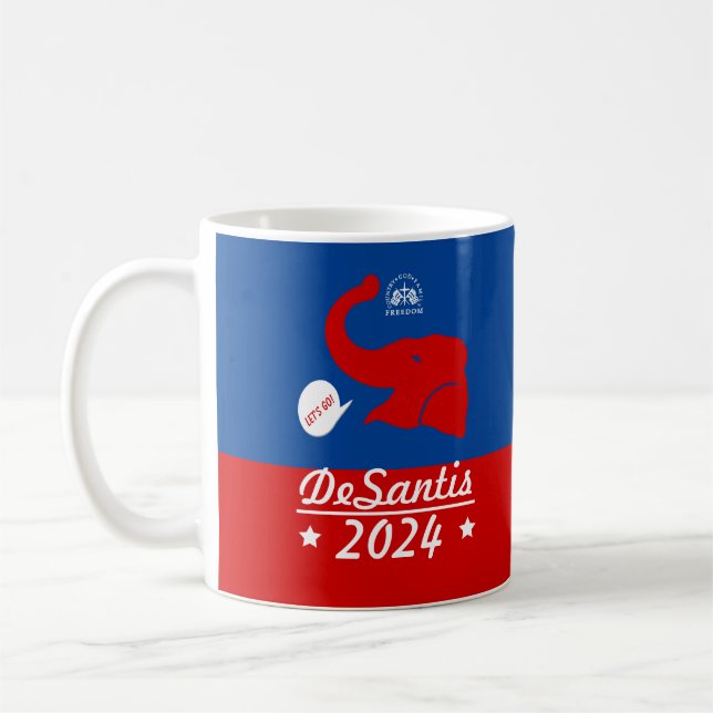 Taza De Café Ron DeSantis Para Presidente 2024 (Izquierda)