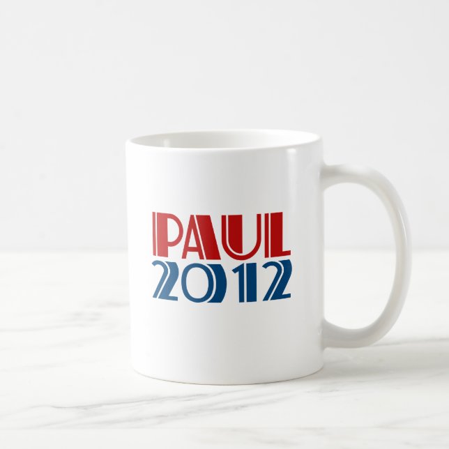 Taza De Café RON PAUL 2012 (carpa) (Derecha)