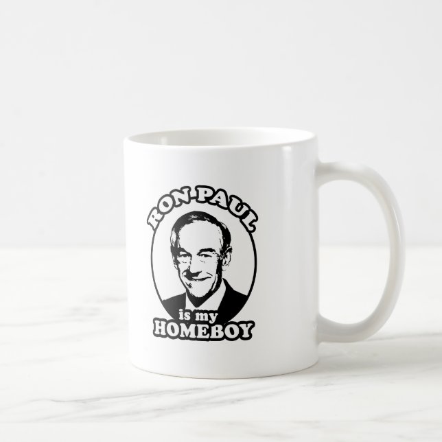 Taza De Café Ron Paul es mi homeboy (Derecha)