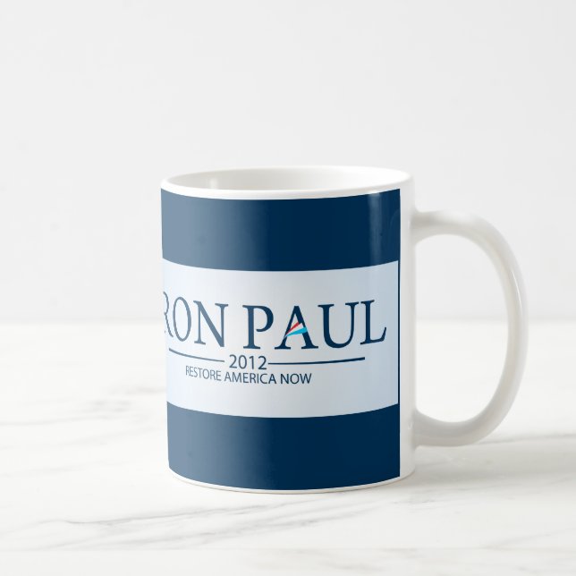 Taza De Café Ron Paul para Presidente (Derecha)
